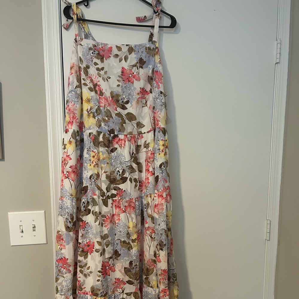 Lane Bryant floral maxi dress